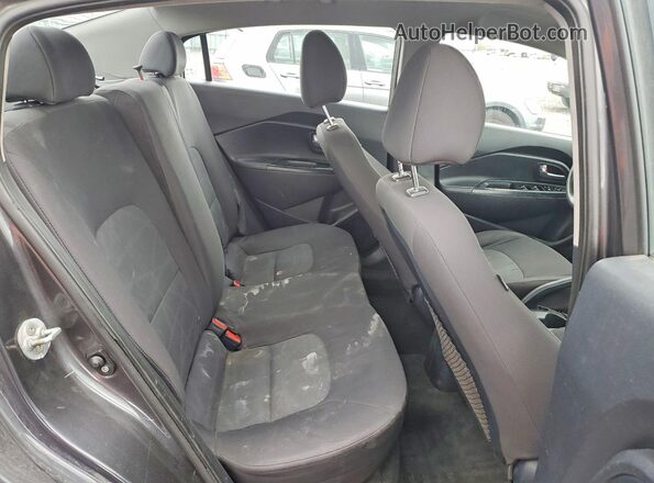 KNADM4A32G6548463 2016 KIA RIO Gray უკანა სავარძლების ხედი