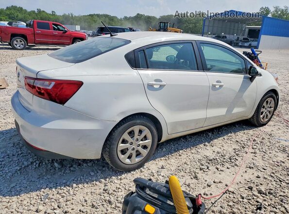 KNADM4A32G6597453 2016 KIA RIO White Հետևի աջ
