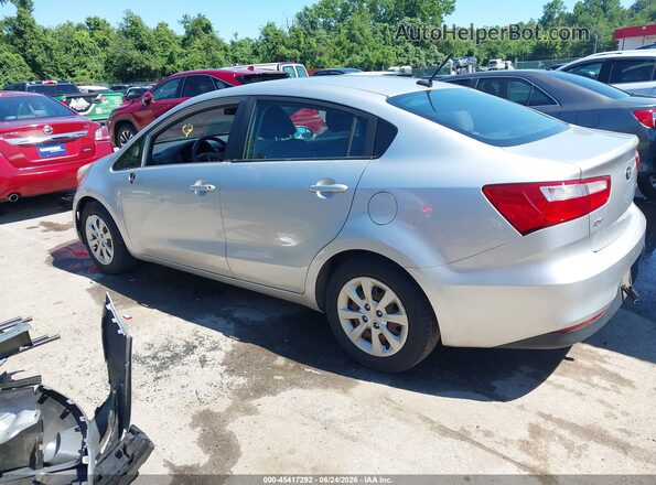 KNADM4A32G6660695 2016 KIA RIO Silver Հետևի ձախ