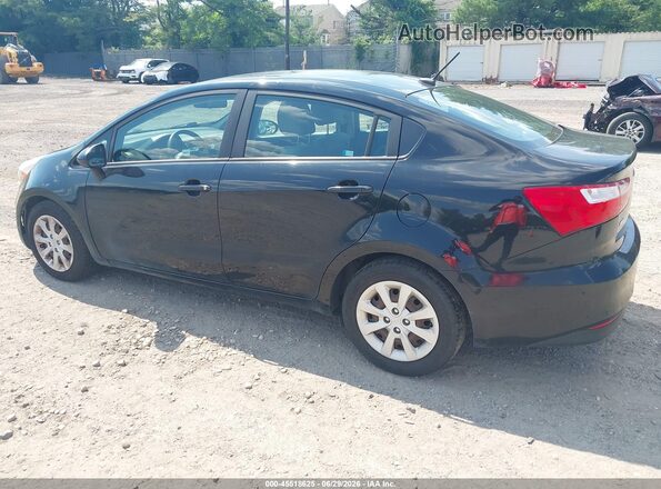 KNADM4A32H6010749 2017 KIA RIO Black Հետևի ձախ