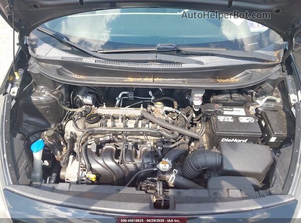 KNADM4A32H6010749 2017 KIA RIO Black Հետևի տեսք