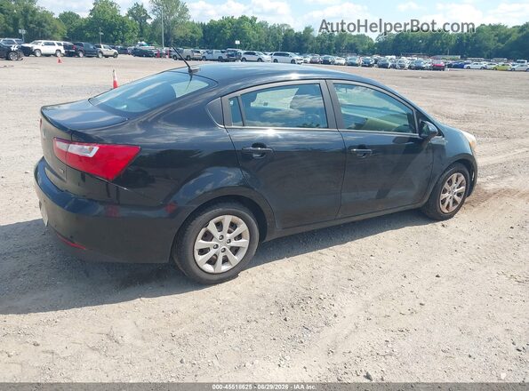 KNADM4A32H6010749 2017 KIA RIO Black Հետևի աջ