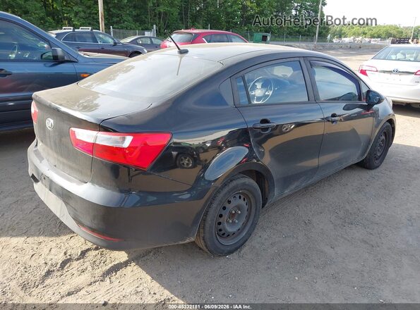 KNADM4A32H6074760 2017 KIA RIO Black Rear right