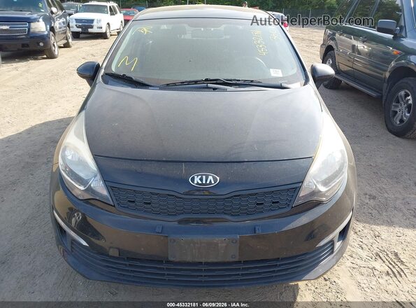 KNADM4A32H6074760 2017 KIA RIO Black Front view