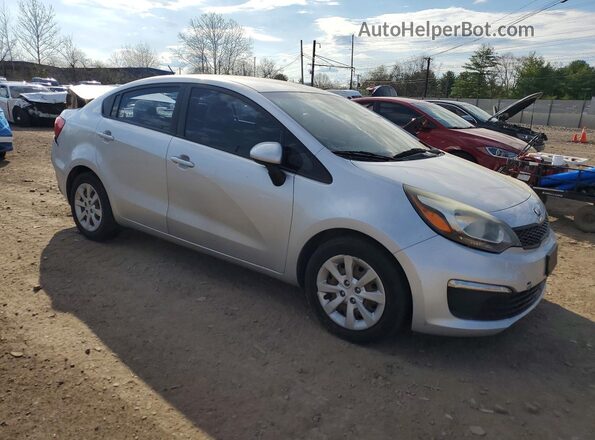 KNADM4A34G6536752 2016 KIA RIO Silver წინა მარჯვენა