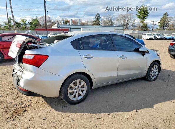 KNADM4A34G6536752 2016 KIA RIO Silver უკანა მარჯვენა