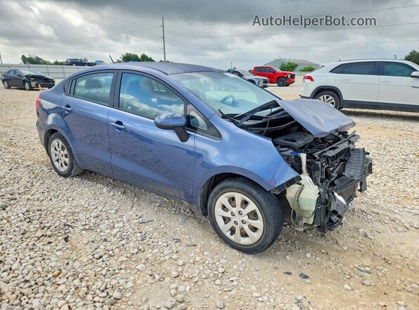 KNADM4A34G6568620 2016 KIA RIO Blue Առջևի աջ