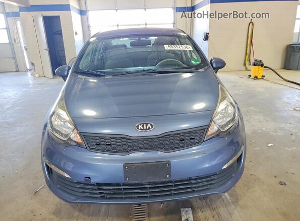KNADM4A34G6650251 2016 KIA RIO Blue Դիմացի տեսք