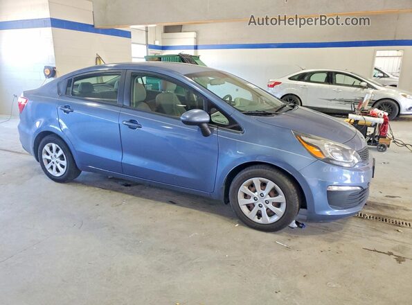 KNADM4A34G6650251 2016 KIA RIO Blue Առջևի աջ