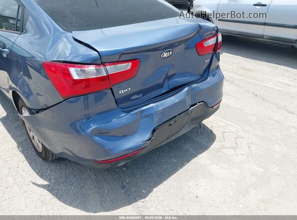 KNADM4A34G6699370 2016 KIA RIO Blue წინა ხედი