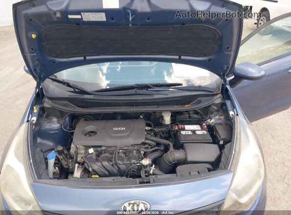 KNADM4A34G6699370 2016 KIA RIO Blue უკანა ხედი