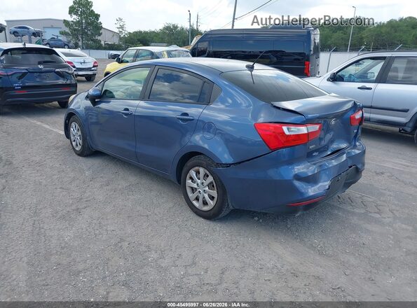 KNADM4A34G6699370 2016 KIA RIO Blue უკანა მარცხენა