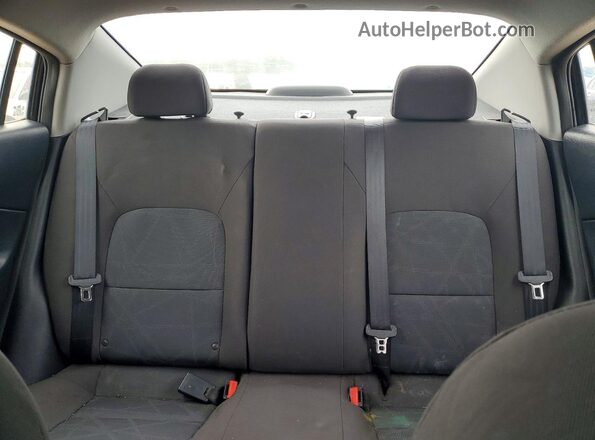 KNADM4A34H6012549 2017 KIA RIO Black Rear seats view