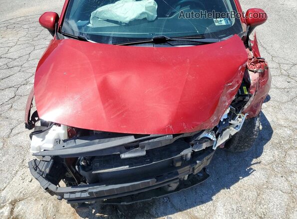 KNADM4A35H6062800 2017 KIA RIO Red Вид задньої частини салону