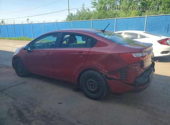 KNADM4A36H6071232 2017 KIA RIO Red Հետևի ձախ