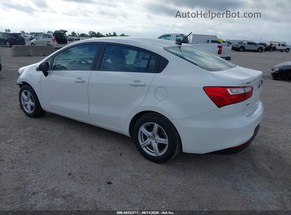 KNADM4A37G6539130 2016 KIA RIO White Հետևի ձախ