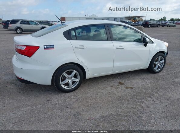 KNADM4A37G6539130 2016 KIA RIO White Հետևի աջ