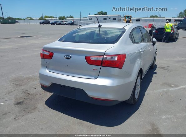 KNADM4A37G6663916 2016 KIA RIO Silver უკანა მარჯვენა