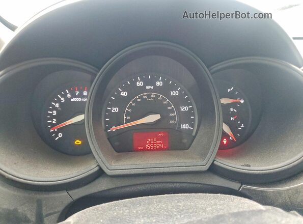 KNADM4A37H6011802 2017 KIA RIO Silver Вид щитка приладів
