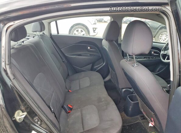 KNADM4A38H6005572 2017 KIA RIO Black უკანა სავარძლების ხედი
