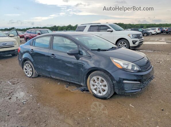 KNADM4A38H6005572 2017 KIA RIO Black წინა მარჯვენა