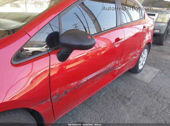 KNADM4A38H6117529 2017 KIA RIO Red Դիմացի տեսք
