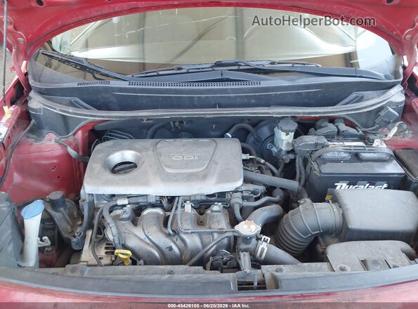 KNADM4A38H6117529 2017 KIA RIO Red Հետևի տեսք