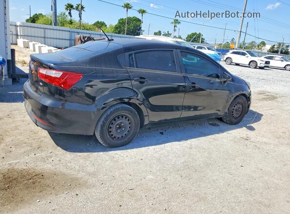 KNADM4A39H6037656 2017 KIA RIO Black Tył prawy
