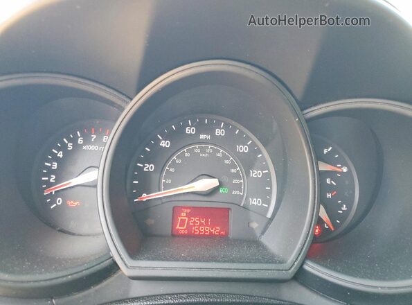 KNADM4A39H6037656 2017 KIA RIO Black Widok zestawu wskaźników