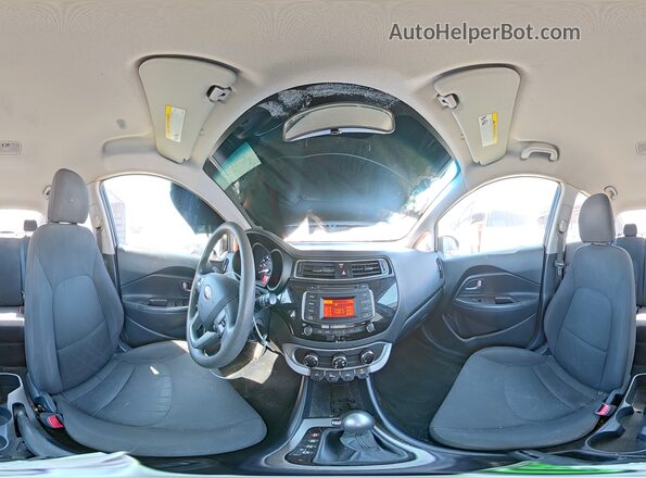 KNADM4A39H6037656 2017 KIA RIO Black Widok naklejki z numerem VIN