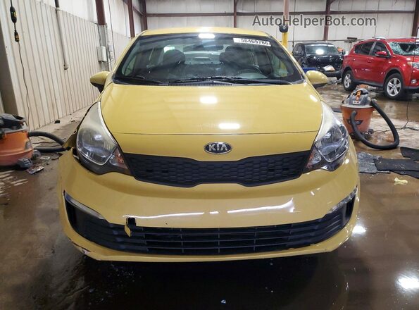 KNADM4A3XG6680578 2016 KIA RIO Yellow Դիմացի տեսք