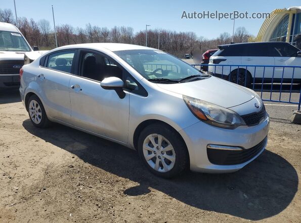 KNADM4A3XH6040713 2017 KIA RIO Серебряный Передняя правая четверть