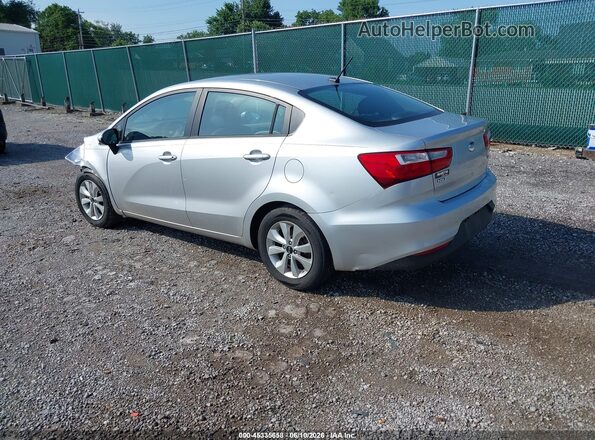 KNADM4A3XH6063523 2017 KIA RIO Silver Tył lewy