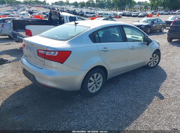 KNADM4A3XH6063523 2017 KIA RIO Silver Tył prawy