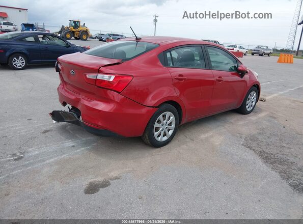 KNADM4A3XH6099082 2017 KIA RIO Red Trasero derecho