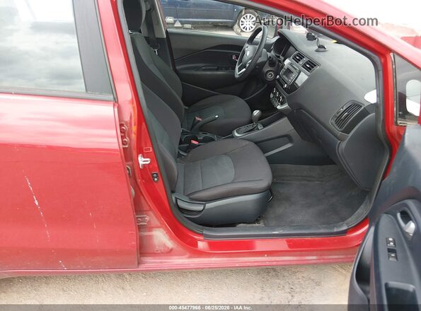 KNADM4A3XH6099082 2017 KIA RIO Red Vista interior delantera