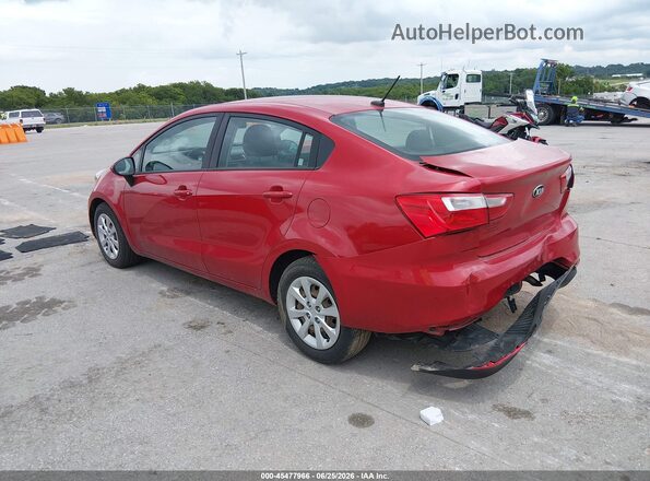 KNADM4A3XH6099082 2017 KIA RIO Red Trasero izquierdo