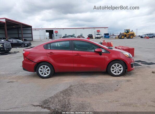 KNADM4A3XH6099082 2017 KIA RIO Red Vista interior trasera