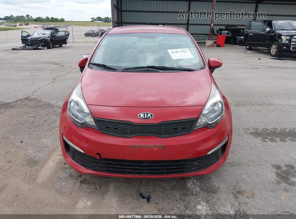 KNADM4A3XH6099082 2017 KIA RIO Red Vista del cuadro de instrumentos