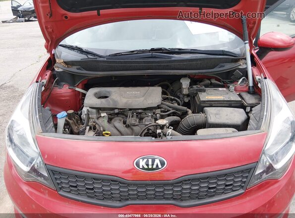 KNADM4A3XH6099082 2017 KIA RIO Red Vista trasera