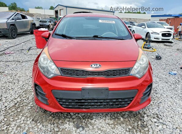 KNADM5A32H6006948 2017 KIA RIO Red Դիմացի տեսք
