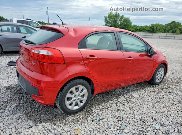 KNADM5A32H6006948 2017 KIA RIO Red Հետևի աջ