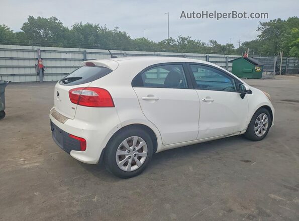 KNADM5A35H6007902 2017 KIA RIO Белый Задняя правая четверть