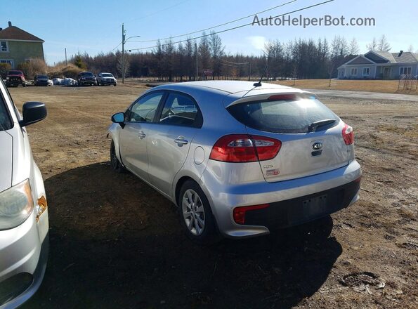KNADM5A39G6742638 2016 KIA RIO Silver Rear left