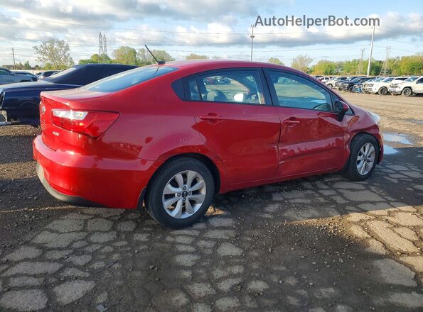 KNADN4A32G6569830 2016 KIA RIO Red Tył prawy