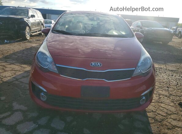 KNADN4A32G6569830 2016 KIA RIO Red Widok z przodu