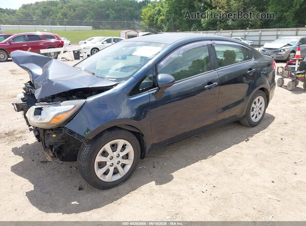 KNADN4A38G6570321 2016 KIA RIO Black Передня ліва чверть