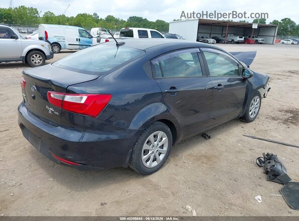 KNADN4A38G6570321 2016 KIA RIO Black Задня права чверть