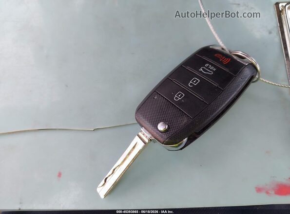 KNADN4A38G6570321 2016 KIA RIO Black Вид панелі приладів