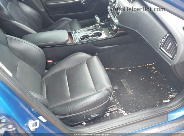 KNAE15LA2J6041214 2018 KIA STINGER Blue Вид салону спереду